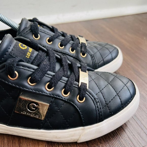 G by Guess Black Quilted Sneakers - Picture 3 of 10